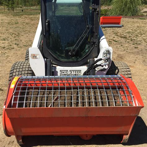 concrete removal bucket for skid steer|concrete pump skid steer attachment.